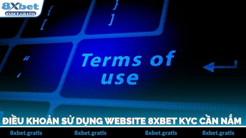Điều khoản sử dụng website 8xbet KYC cần nắm kỹ