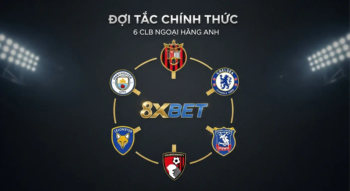 8Xbet Đối Tác Bóng Đá – Manchester City, Chelsea FC và Các CLB Ngoại Hạng Anh